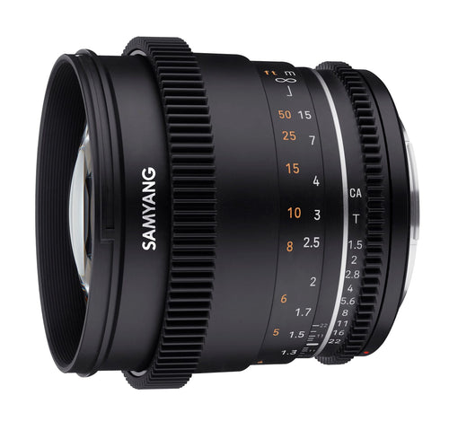 Samyang 85mm T1.5 MK2 VDSLR Full Frame Cinema Lens - Sony FE Mount