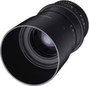 Samyang 100mm T3.1 Macro VDSLR UMC II Sony FE Full Frame Video Lens