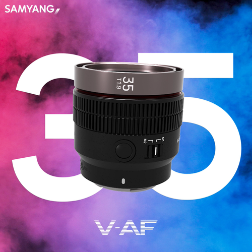 Samyang 35mm T1.9 V-AF Full Frame Cinema Lens - Sony FE Mount