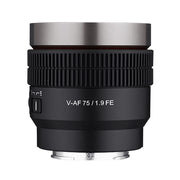 Samyang 75mm T1.9 V-AF Full Frame Cinema Lens - Sony FE Mount