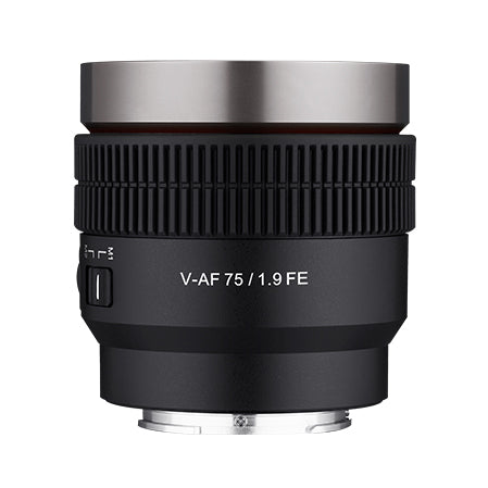 Samyang 75mm T1.9 V-AF Full Frame Cinema Lens - Sony FE Mount