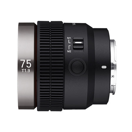 Samyang 75mm T1.9 V-AF Full Frame Cinema Lens - Sony FE Mount