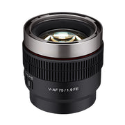 Samyang 75mm T1.9 V-AF Full Frame Cinema Lens - Sony FE Mount