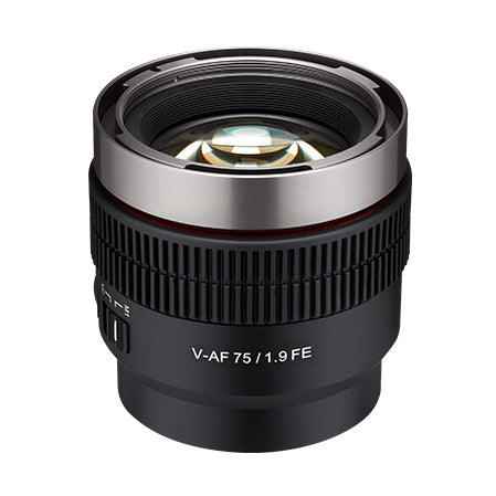 Samyang 75mm T1.9 V-AF Full Frame Cinema Lens - Sony FE Mount