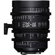 Sigma 18-35mm T2 Metric Cine Lens for Sony E-Mount