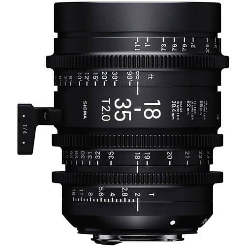 Sigma 18-35mm T2 Metric Cine Lens for Sony E-Mount