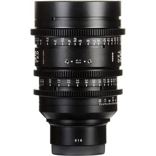 Sigma 18-35mm T2 Metric Cine Lens for Sony E-Mount