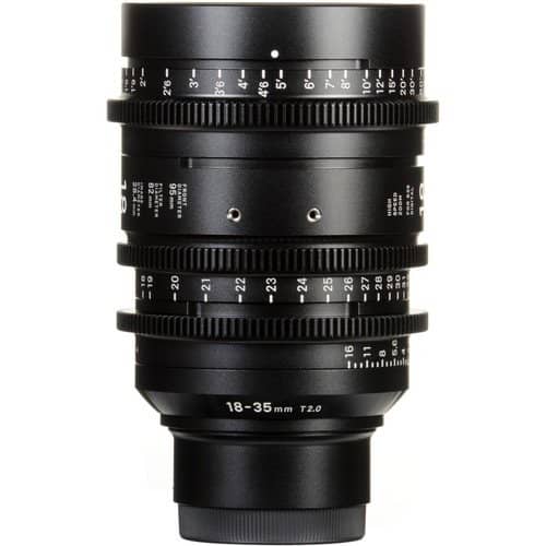 Sigma 18-35mm T2 Metric Cine Lens for Sony E-Mount