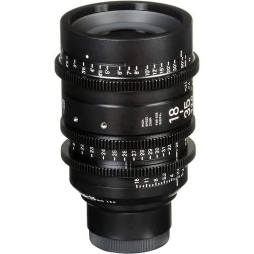 Sigma 18-35mm T2 Metric Cine Lens for Sony E-Mount