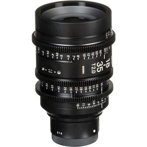 Sigma 18-35mm T2 Metric Cine Lens for Sony E-Mount
