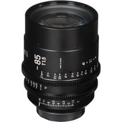 Sigma 85mm T1.5 Fully Luminous Feet Cine Lens for Canon EF Mount