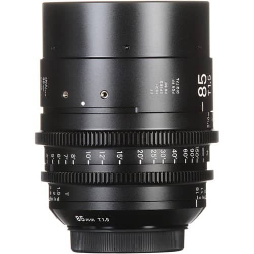 Sigma 85mm T1.5 Fully Luminous Feet Cine Lens for Canon EF Mount
