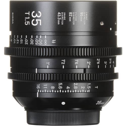 Sigma 35mm T1.5 Cine Lens for Sony E-Mount