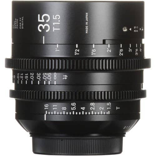 Sigma 35mm T1.5 Cine Lens for Sony E-Mount