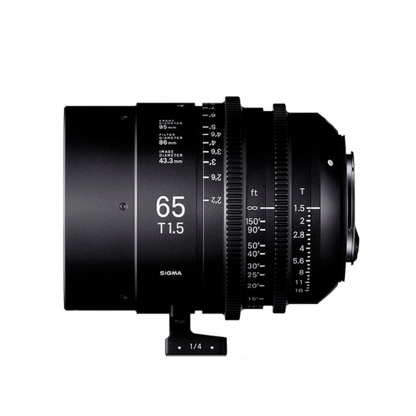 Sigma 65mm T1.5 Cine Lens - Canon EF Mount