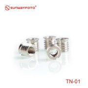Sunwayfoto TN-01 Bushing Reducer 9mm (5 Pack)