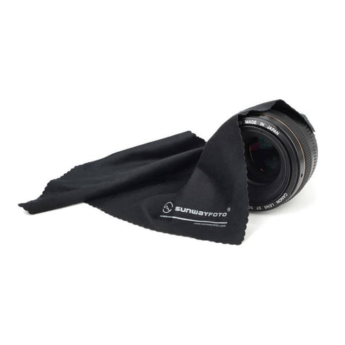Sunwayfoto Lens Cleaning Cloths (5-Pack, Black)