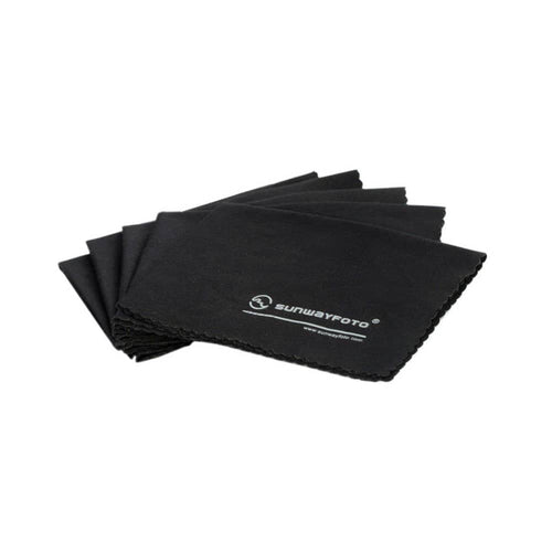 Sunwayfoto Lens Cleaning Cloths (5-Pack, Black)