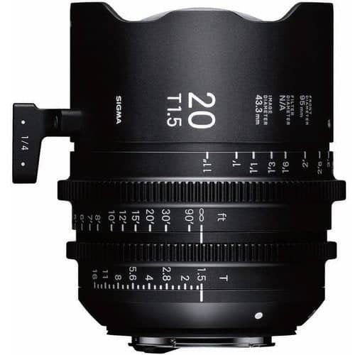 Sigma 20mm T1.5 Cine Lens for Sony E-Mount
