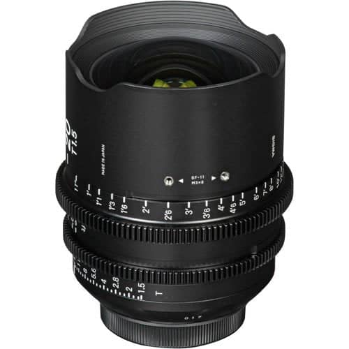 Sigma 20mm T1.5 Cine Lens for Sony E-Mount