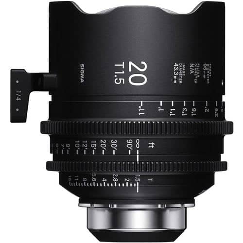 Sigma 20mm T1.5 Cine Lens for PL Mount /i-Technology