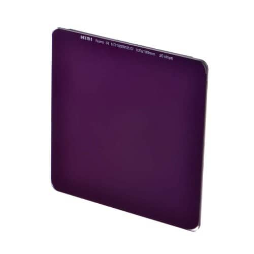 Nisi 100x100mm Nano IR Neutral Density filter ‚Äì ND1000K (6.0) ‚Äì 20 Stop Black Hole