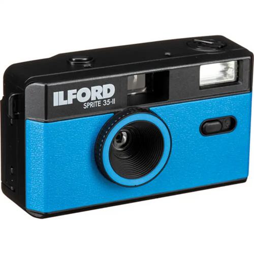Ilford Sprite35-II Reusable Camera - Black & Blue