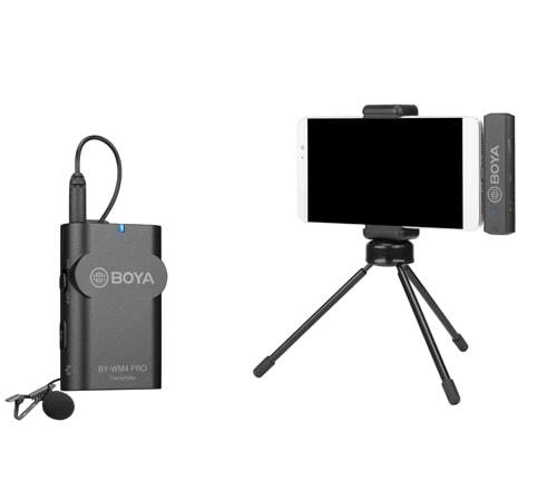 BOYA BY-WM4 Pro-K5, 2.4GHz Wireless Microphone Kit for Android (1xRX & 1xTX)