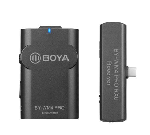 BOYA BY-WM4 Pro-K5, 2.4GHz Wireless Microphone Kit for Android (1xRX & 1xTX)