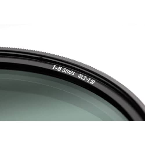 NiSi 40.5mm True Color ND-VARIO Pro Nano 1-5 Stops Variable ND