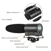 BOYA BY-DMR7 Shotgun Microphone with Integrated Flash Recorder