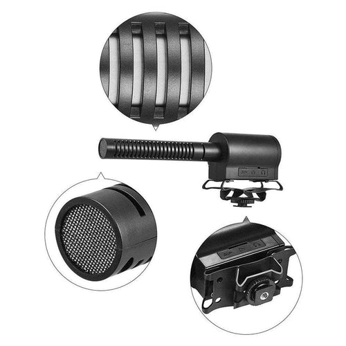 BOYA BY-DMR7 Shotgun Microphone with Integrated Flash Recorder