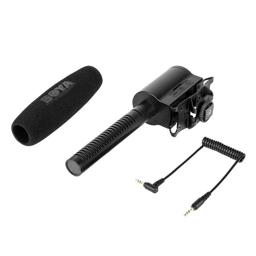 BOYA BY-DMR7 Shotgun Microphone with Integrated Flash Recorder
