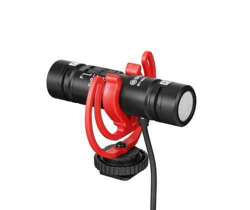 BOYA BY-MM1 Pro Stereo/Mono Switchable Shotgun Microphone