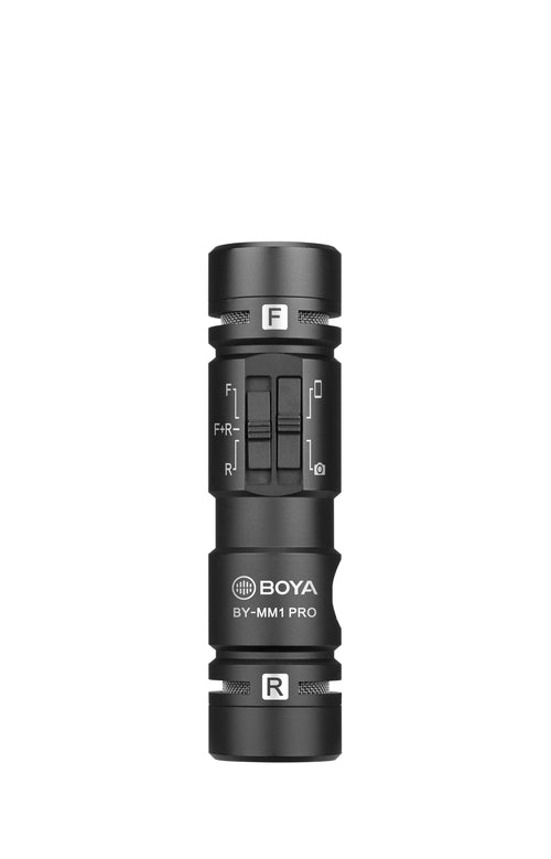 BOYA BY-MM1 Pro Stereo/Mono Switchable Shotgun Microphone