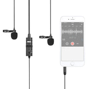 BOYA BY-M1DM Dual Omni-directional Lavalier Mic