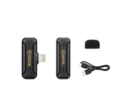 BOYA BY-WM3T2-D1 2.4G Mini Wireless Microphone for iOS Devices 1+1