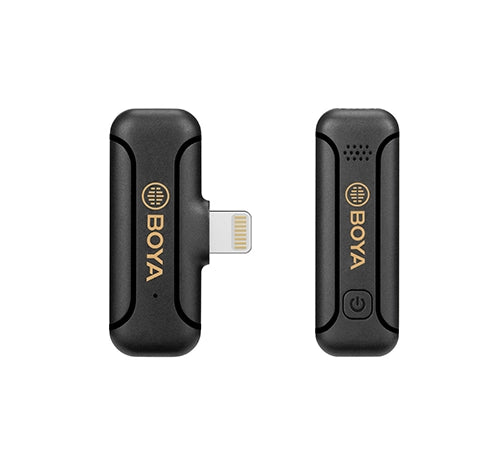 BOYA BY-WM3T2-D1 2.4G Mini Wireless Microphone for iOS Devices 1+1