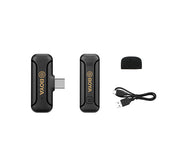 BOYA BY-WM3T2-U1 2.4G Mini Wireless Microphone for Android Devices 1+1