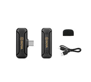 BOYA BY-WM3T2-U1 2.4G Mini Wireless Microphone for Android Devices 1+1