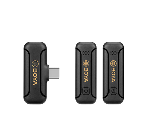 BOYA BY-WM3T2-U2 2.4G Mini Wireless Microphone for Android Devices 1+2