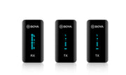 BOYA BY-XM6-S2 Ultra Compact 2.4GHz Dual-Channel Wireless Microphone (1xRX & 2xTX)