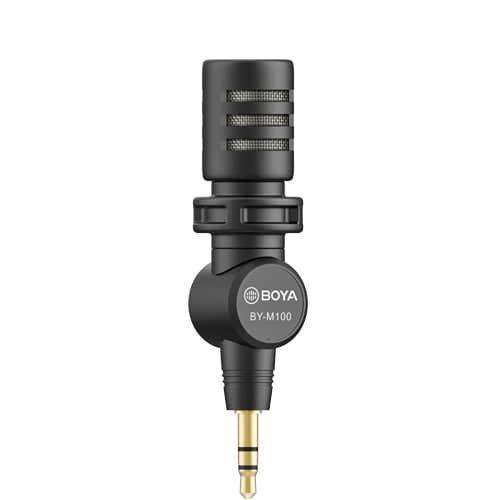 BOYA BY-M100 Plug & Play Microphone (3.5mm) for DSLR
