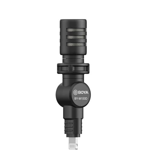 BOYA BY-M100D Plug & Play Microphone (Lightning) for iOS Devices