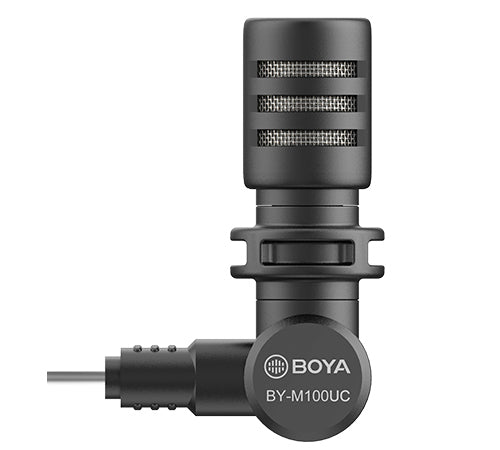 BOYA BY-M100UC Plug & Play Microphone (Type-C) for most Type-C Devices