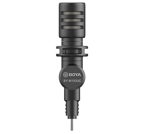 BOYA BY-M100UC Plug & Play Microphone (Type-C) for most Type-C Devices