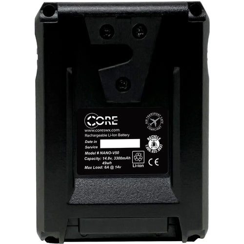 Core SWX Nano Micro 50 Lithium Ion Battery V Mount