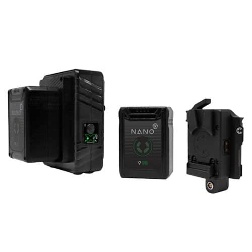 Core SWX RED Komodo BP Mount To V-Mount Plate 2 x Nano V 98 + Changer/Battery Bundle