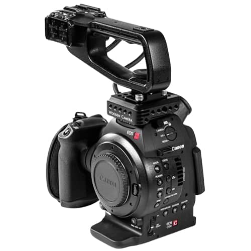 Wooden Camera Shoe Handle Mount