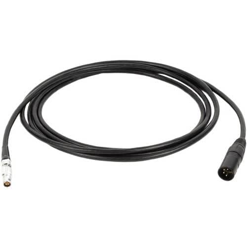 Wooden Camera Alterna Cables 4pin XLR Male to Canon C200, C200B, C300mkII (Straight, 120